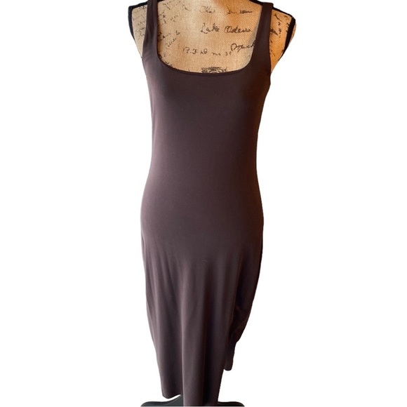 Express Dresses & Skirts - Express- chocolate brown Midi Dress- size Small